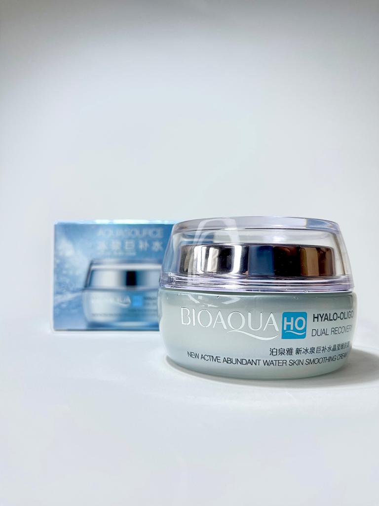 Crema Facial con Ácido Hialurónico Bioaqua – Hidratante, Antiarrugas y Reafirmante