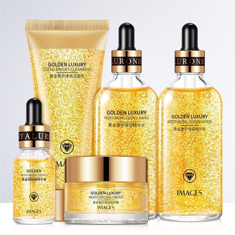 Kit Facial de Lujo 24K Goldfoil Bioaqua Biotez