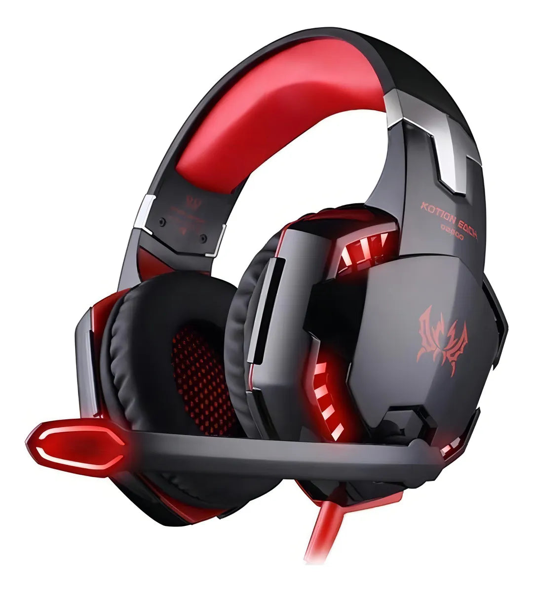 Audífonos Gamer Kotion G2000 con Micrófono Flexible y Cancelación de Ruido