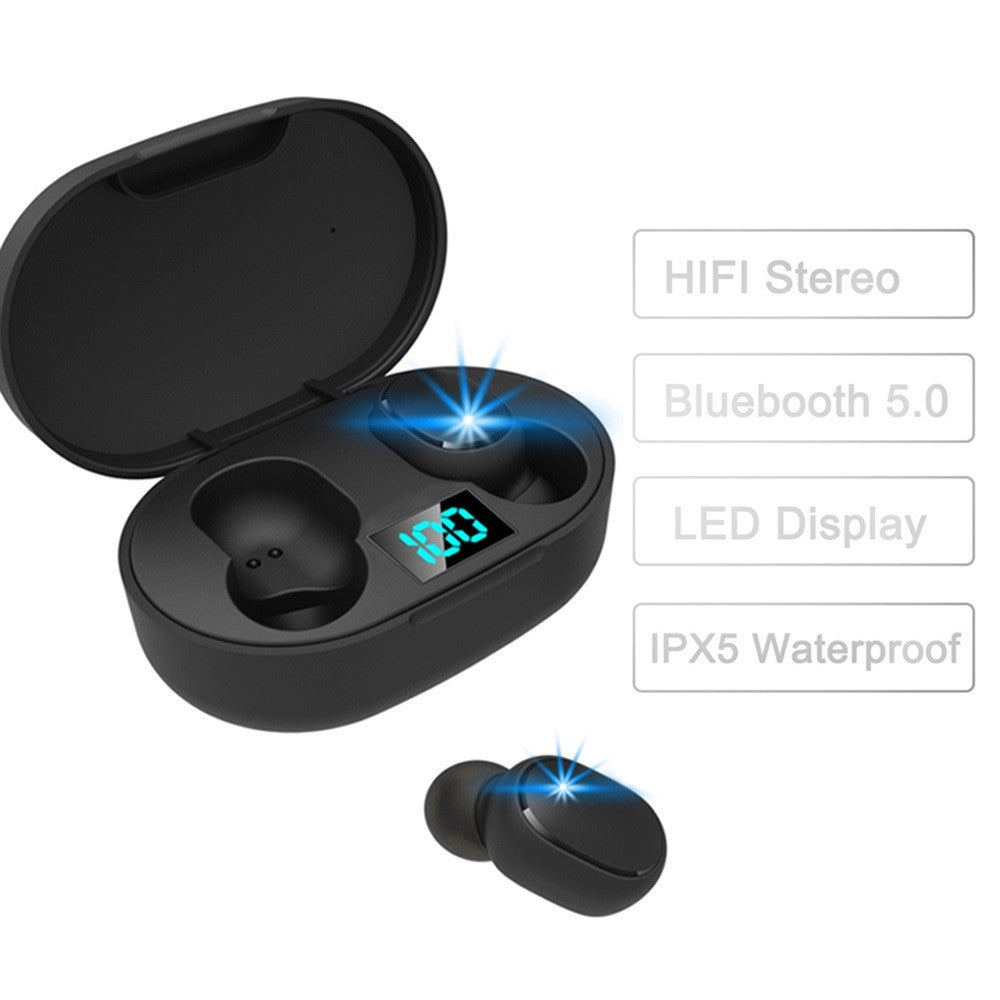 Audífonos Redmi Airdots Bluetooth 5.0 con Pantalla y Estuche Power Bank – Alta Fidelidad y Autonomía Extendida