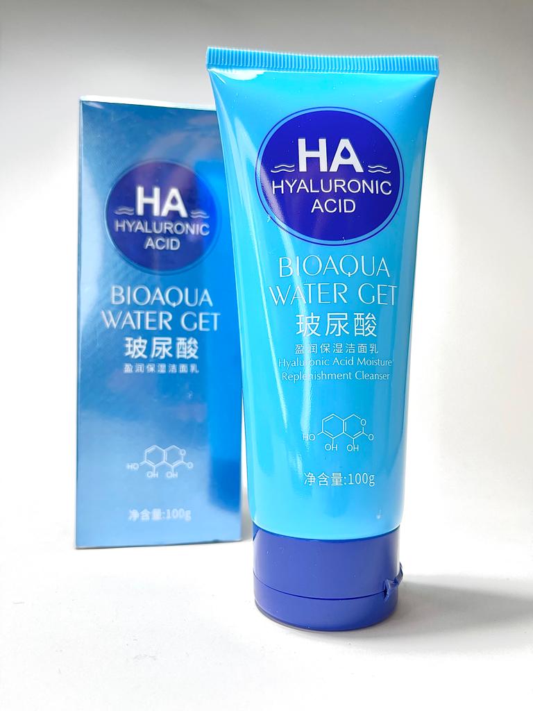 Jabón Facial con Ácido Hialurónico Bioaqua – Hidratación Profunda y Antiedad