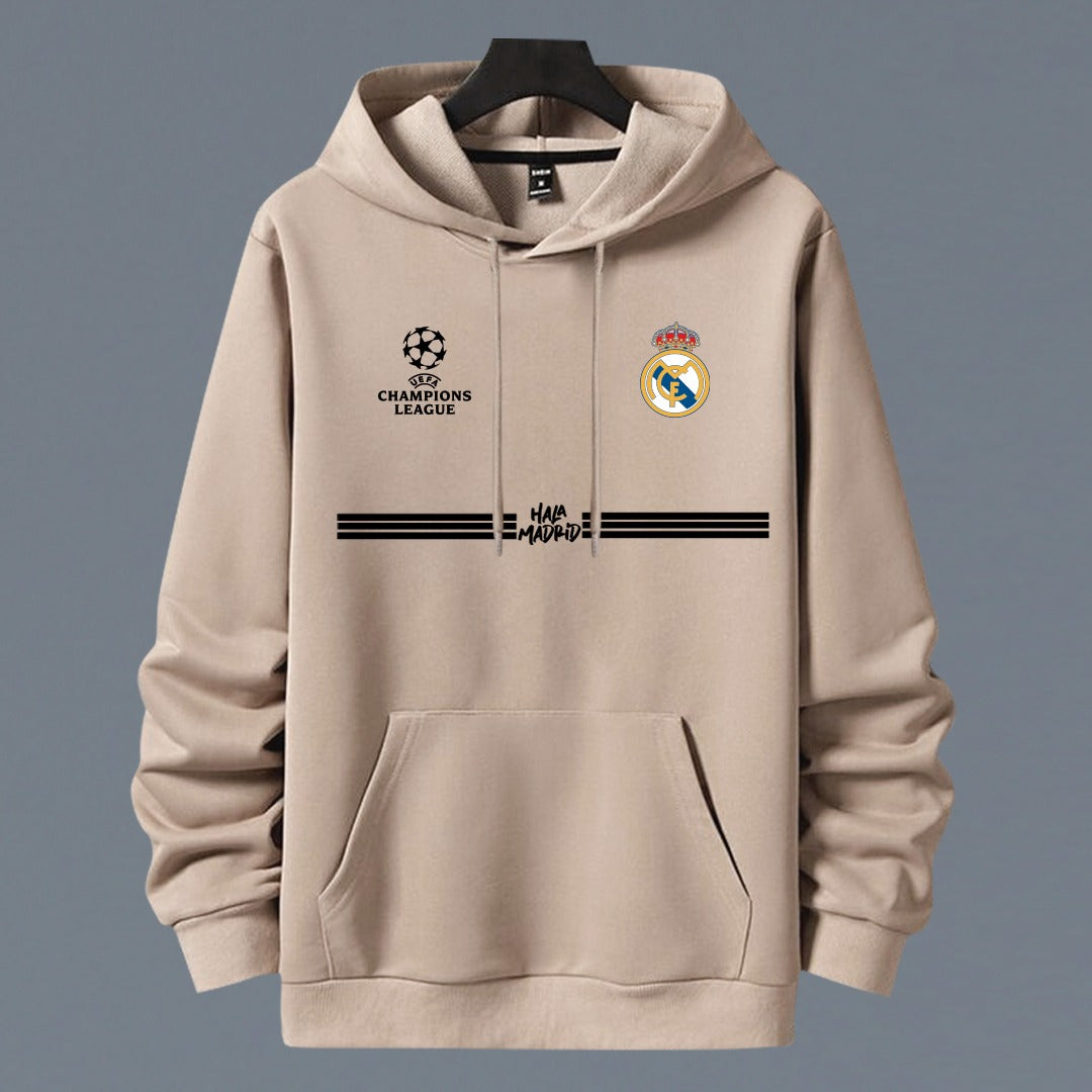 Buzo Real Madrid Unisex con Logos Bordados – Exclusivo y Deportivo