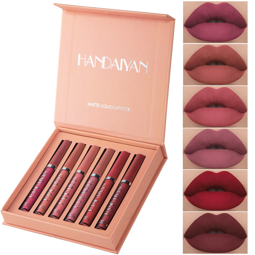 Set de Labiales Líquidos Mate x6 - Handaiyan