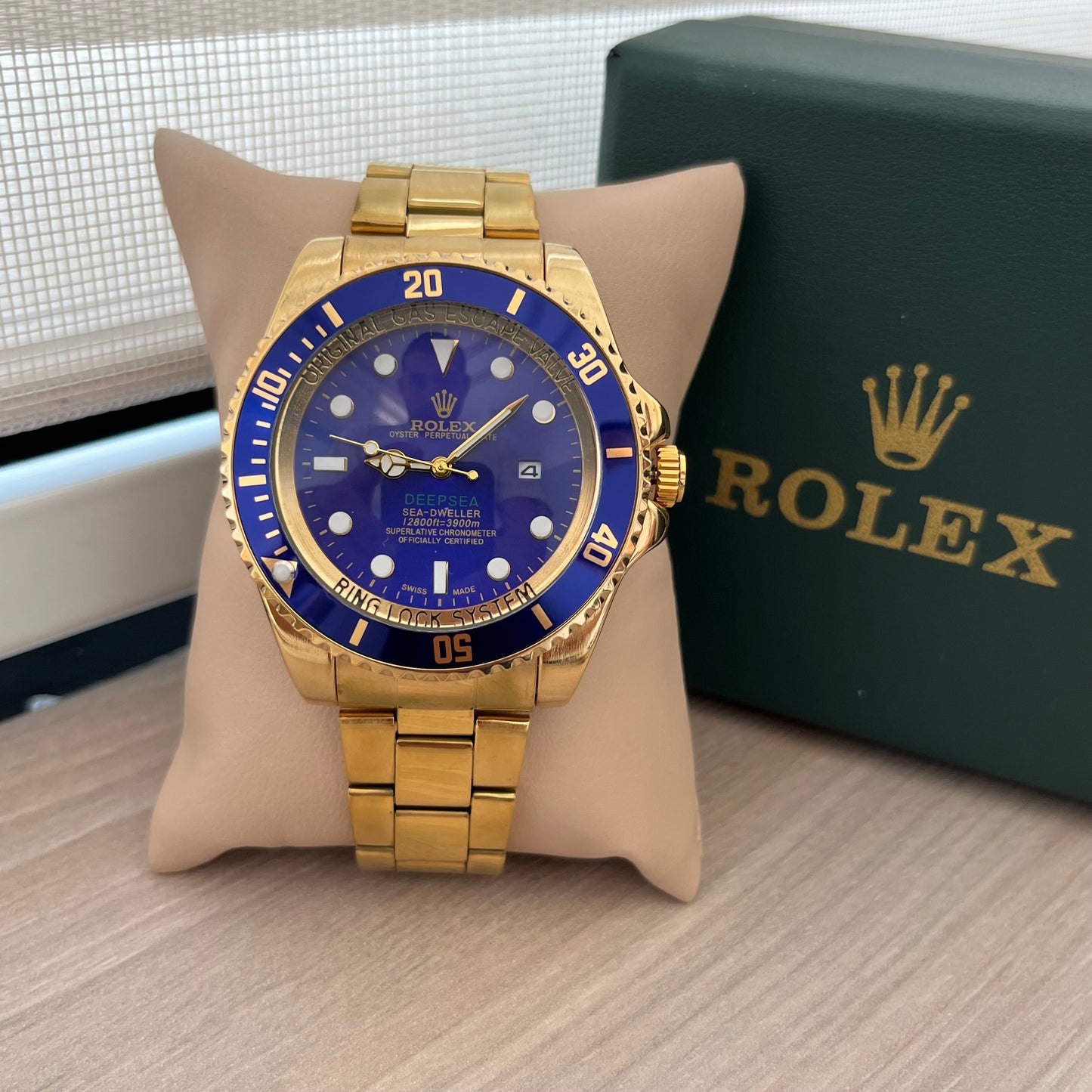Reloj Rolex para Caballero con Estuche de Lujo