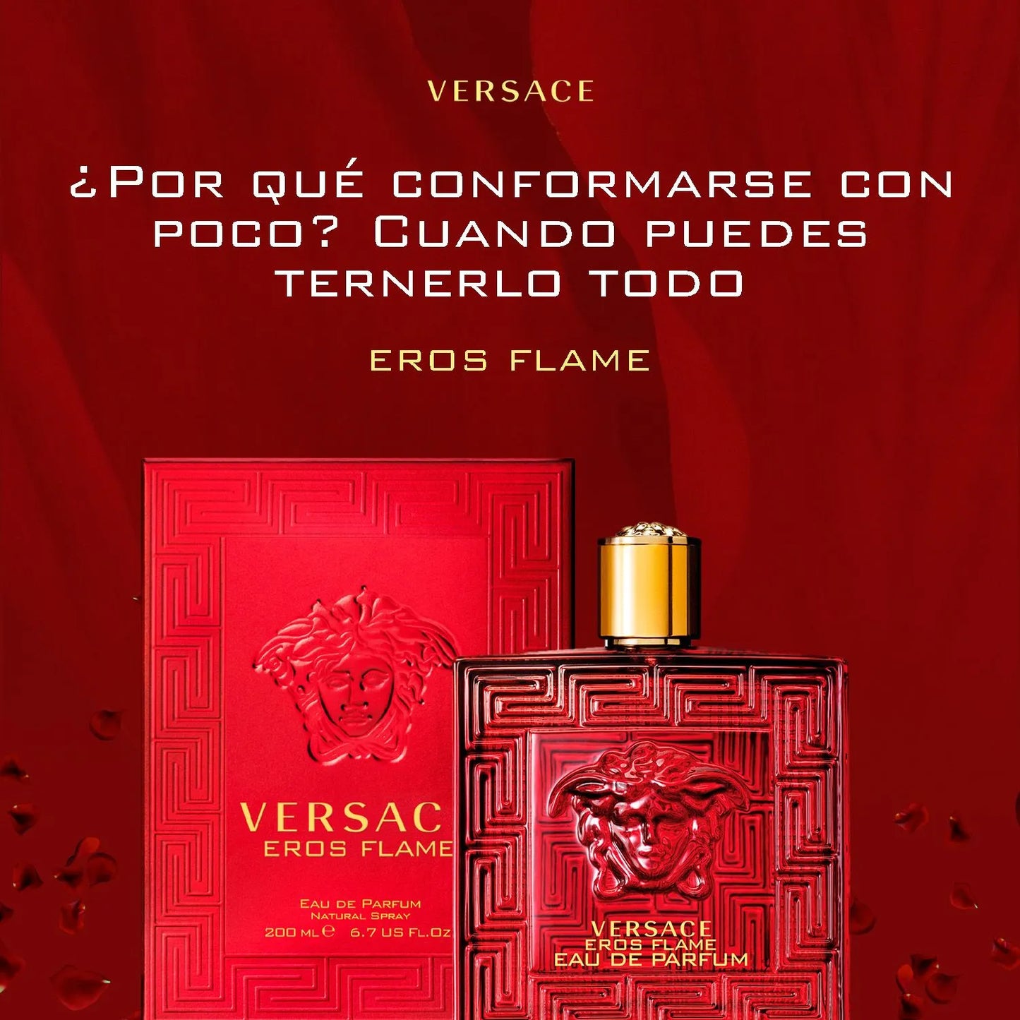 Perfume Versace Eros Flame Hombre Eau de Toilette 100 ml