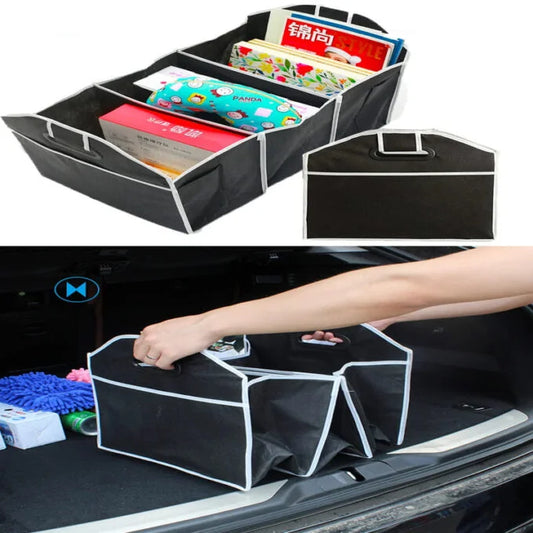 Organizador de Maletero para Carro con Compartimentos Plegables