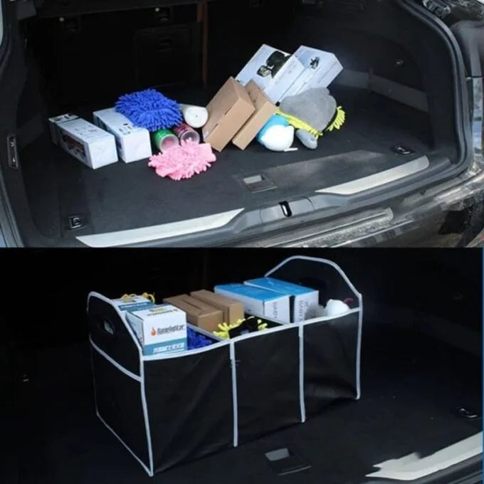 Organizador de Maletero para Carro con Compartimentos Plegables