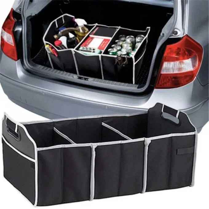 Organizador de Maletero para Carro con Compartimentos Plegables