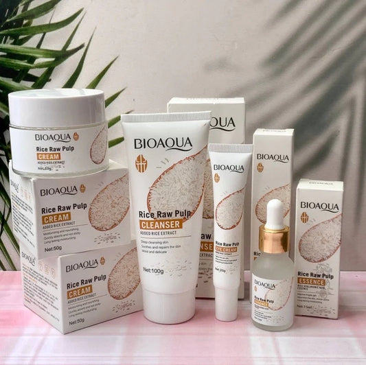 Kit Facial Arroz Blanco – Hidratación y Luminosidad Avanzada