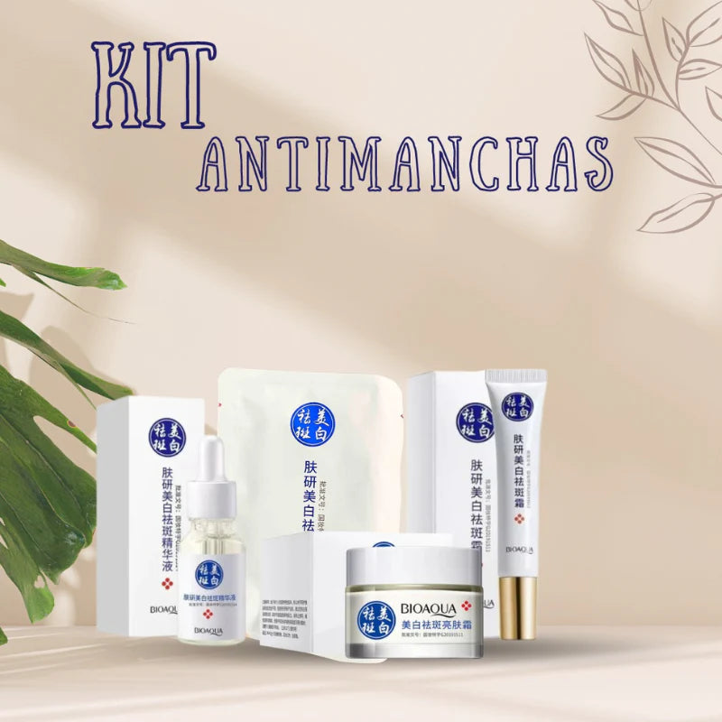 Kit Antimanchas Aclarante Bioaqua – Tratamiento Facial Completo para una Piel Radiante