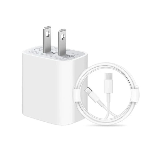Adaptador de Corriente Apple USB-C 20W – Carga Rápida para iPhone y iPad