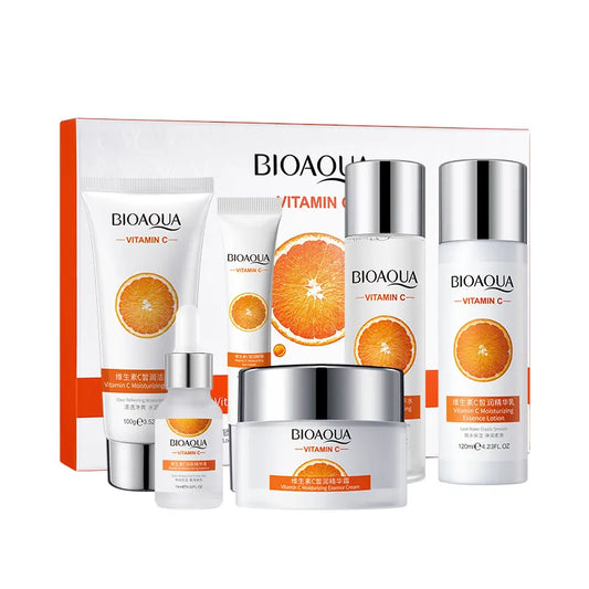 Kit Facial Hidratante VC Bioaqua con Vitamina C – Cuidado Antioxidante e Iluminador