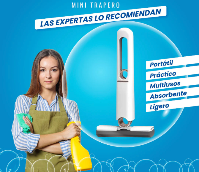 Mini Trapeador Portátil – ¡Limpieza Fácil en Cualquier Lugar!