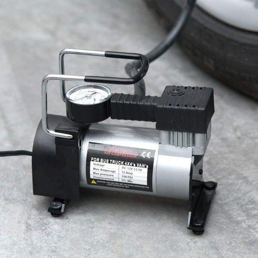 Compresor de Aire Portátil para Carro 12V 100 PSI – Uso Automotriz y Doméstico