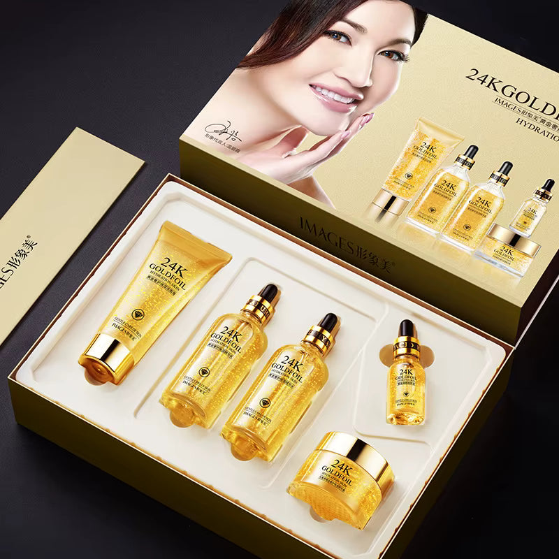 Kit Facial de Lujo 24K Goldfoil Bioaqua Biotez