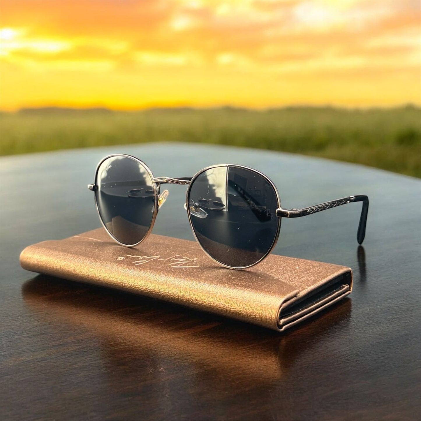 Gafas Rayban Round – Estilo Clásico con Protección Total