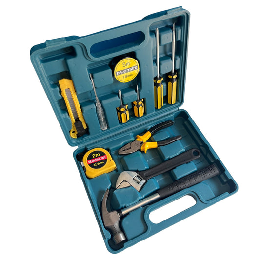 Set de Herramientas Básicas 15 en 1 - Kit Completo para el Hogar y Automóvil