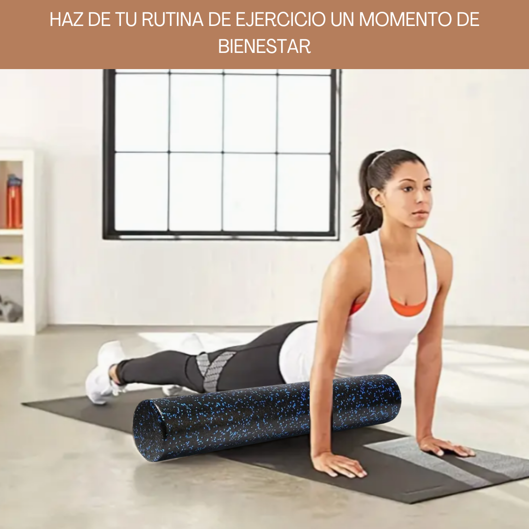 Rodillo Vital Roller para Yoga, Pilates y Masajes – Alta Densidad y Soporte Muscular