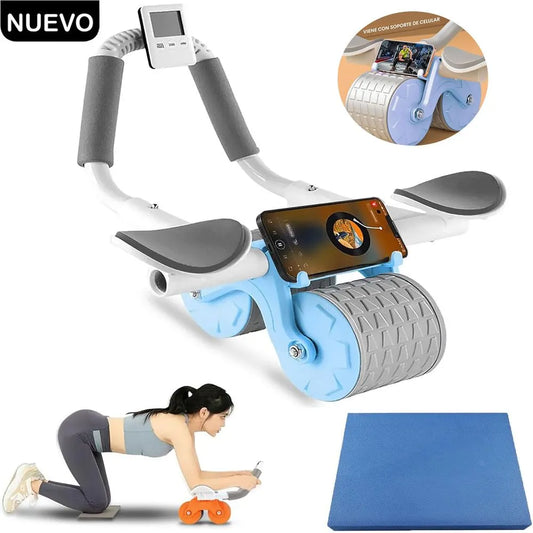 Rodillo Abdominal con Rebote Automático PD97 – Ejercicio de Núcleo y Abdomen
