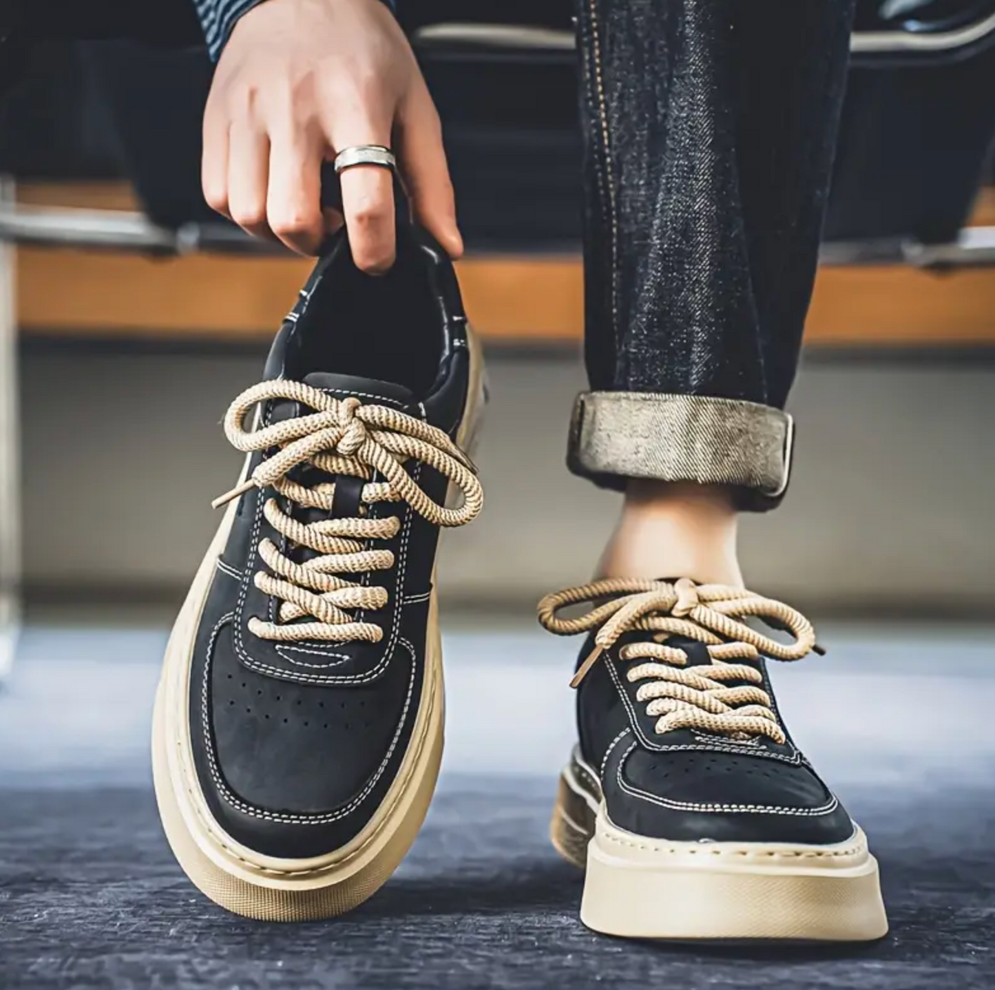 Tenis Aimerboo para Hombre - Estilo Urbano y Confort Diario