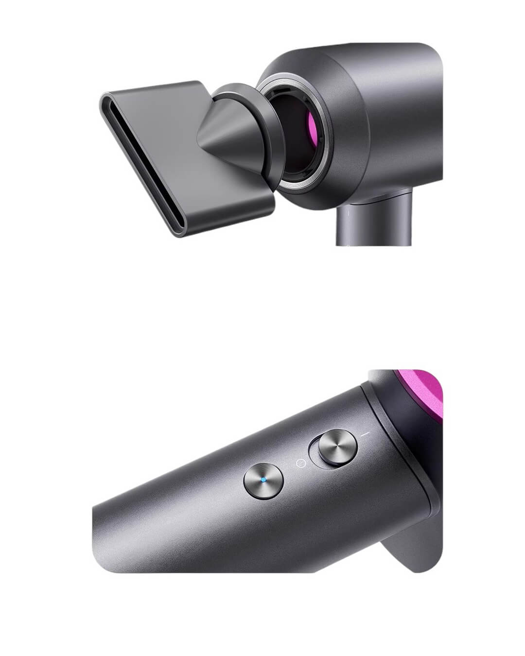 Secador Supersónico de Cabello Estilo Dyson con Tecnología Iónica Profesional
