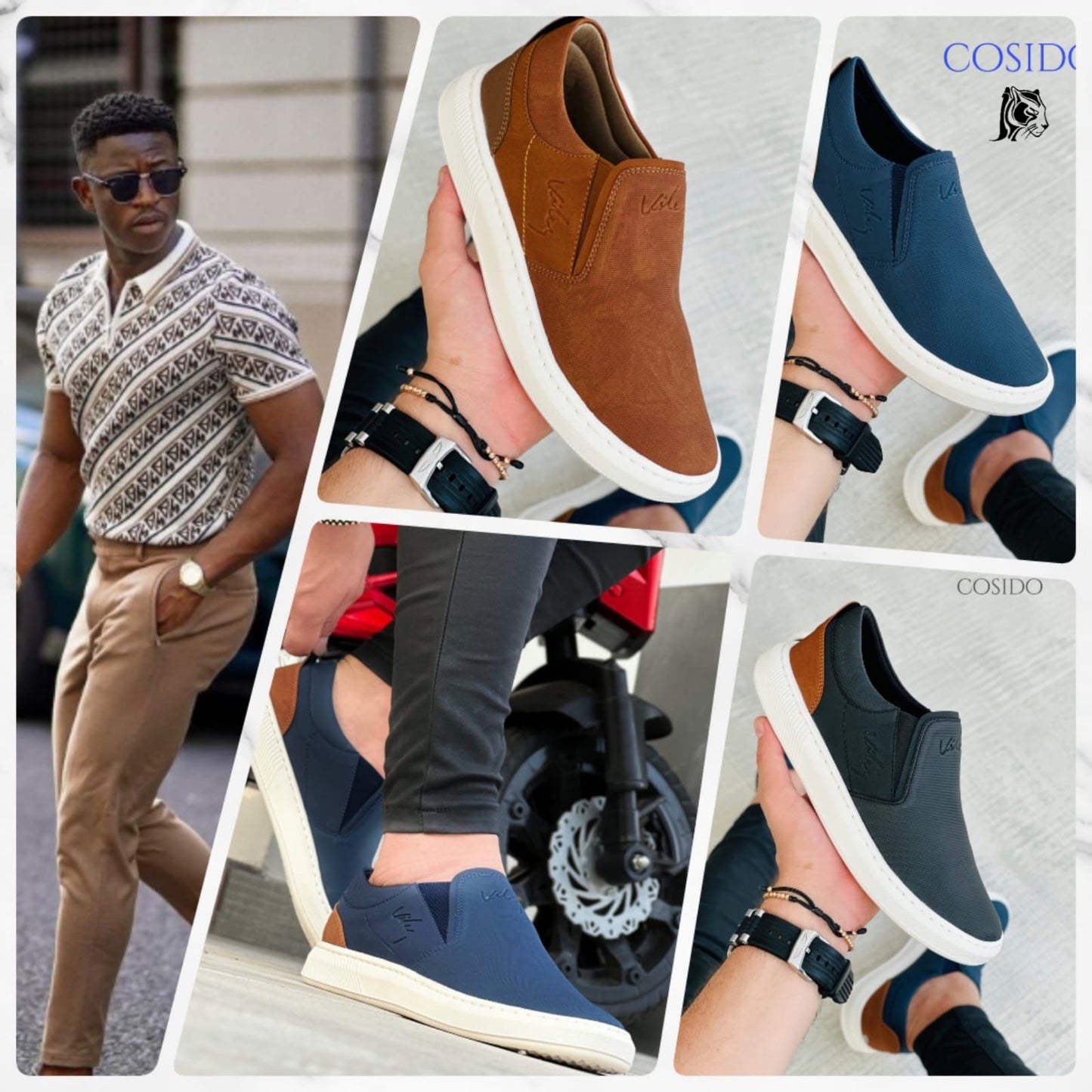 Babuchas Velez para Caballero en Cuero Vegano – Casual y Elegante