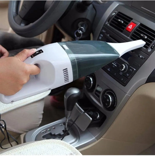 Aspiradora Portátil para Carro con Conexión 12V – Ideal para Pelo de Mascota y Residuos