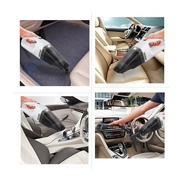 Aspiradora Portátil para Carro con Conexión 12V – Ideal para Pelo de Mascota y Residuos