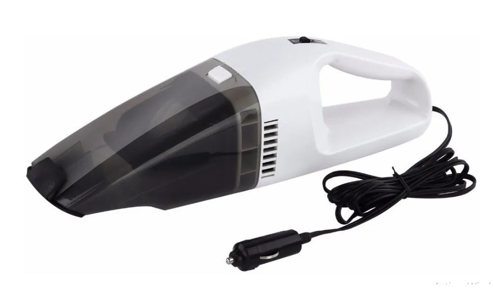 Aspiradora Portátil para Carro con Conexión 12V – Ideal para Pelo de Mascota y Residuos