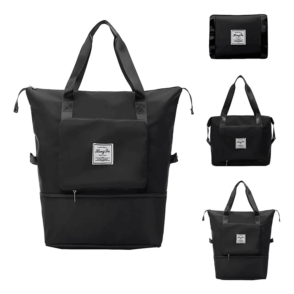 Bolsa de Viaje Plegable y Expandible 3 en 1 – Impermeable, Liviana y de Alta Capacidad