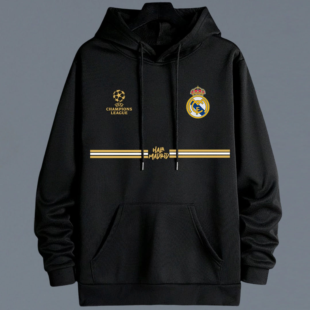 Buzo Real Madrid Unisex con Logos Bordados – Exclusivo y Deportivo