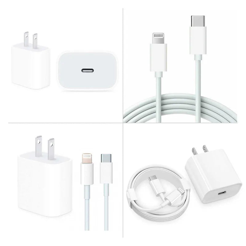 Adaptador de Corriente Apple USB-C 20W – Carga Rápida para iPhone y iPad