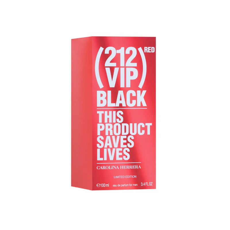 Perfume Carolina Herrera 212 VIP Black Red Edición Limitada 100 ml para Hombre