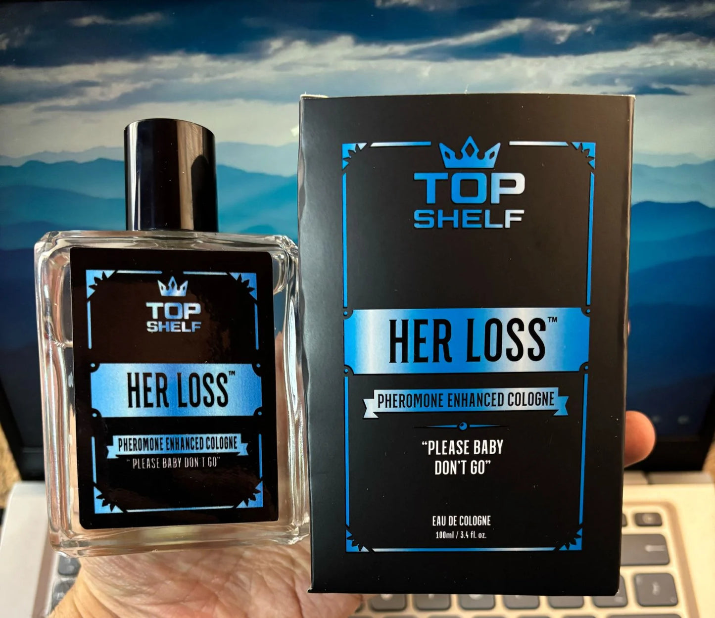 Perfume Her Loss Azul 100 ml  – Fragancia Masculina con Feromonas