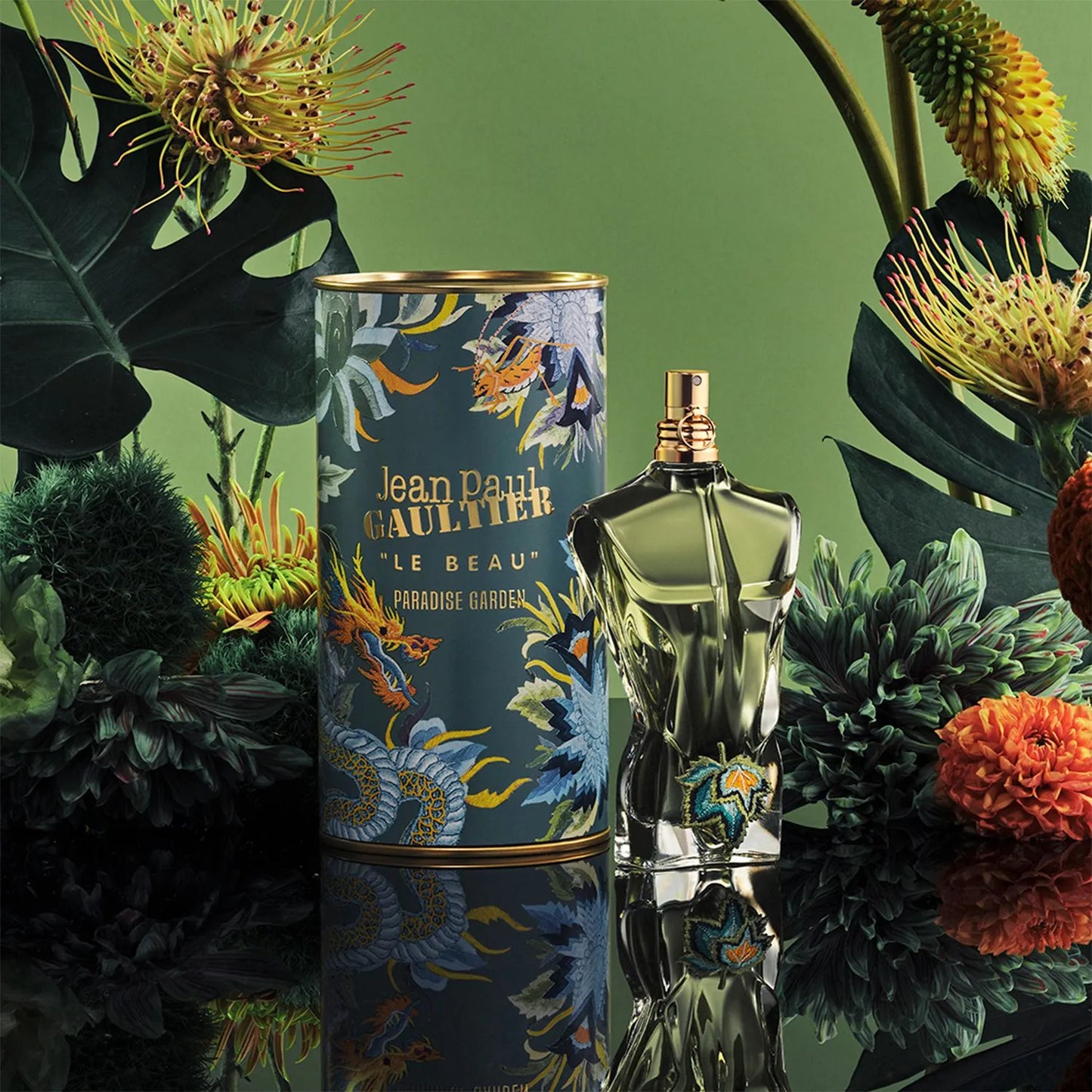 Perfume Jean Paul Gaultier Le Beau Paradise Garden para Hombre EDP 75 mL