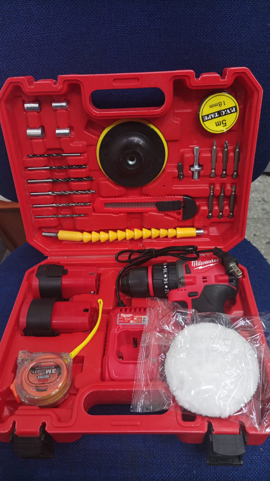 Kit Taladro de Impacto Inalámbrico con Accesorios – 16.8V