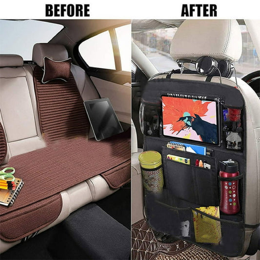 Organizador de Asiento para Vehículo con Múltiples Compartimientos – Impermeable y Resistente