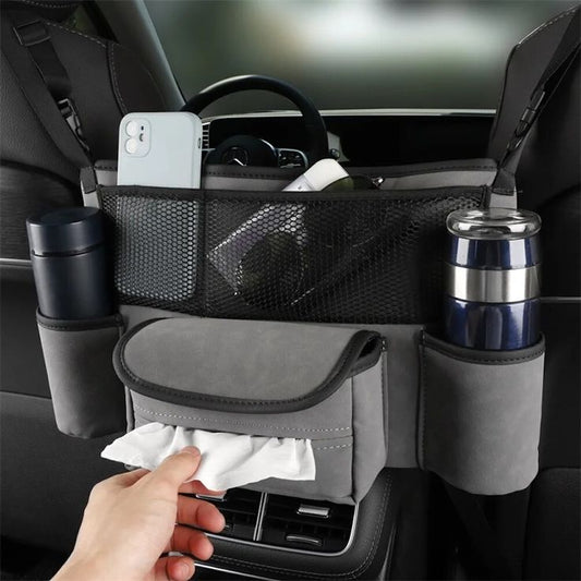 Organizador de Carro Multiusos con Compartimientos – Alta Capacidad y Resistencia