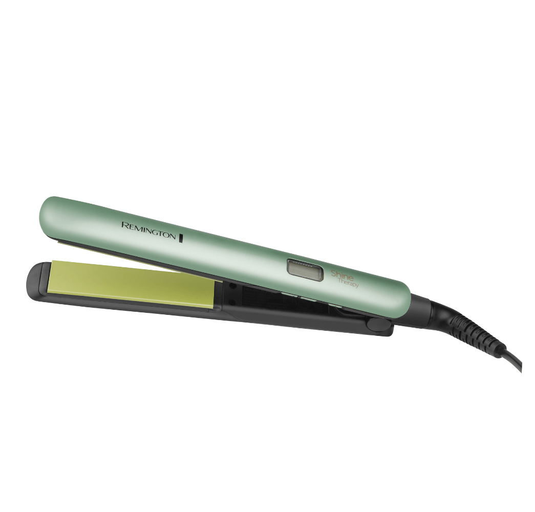Plancha de Cabello Aguacate Shine Therapy 230°C – Tecnología con Macadamia y Cerámica