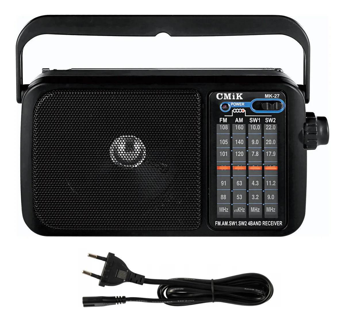 Radio Portátil Cmik MK2400 AM/FM/SW con Antena Telescópica