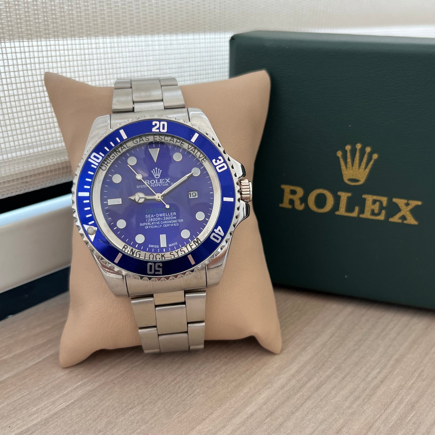 Reloj  Rolex para Caballero con Estuche de Lujo