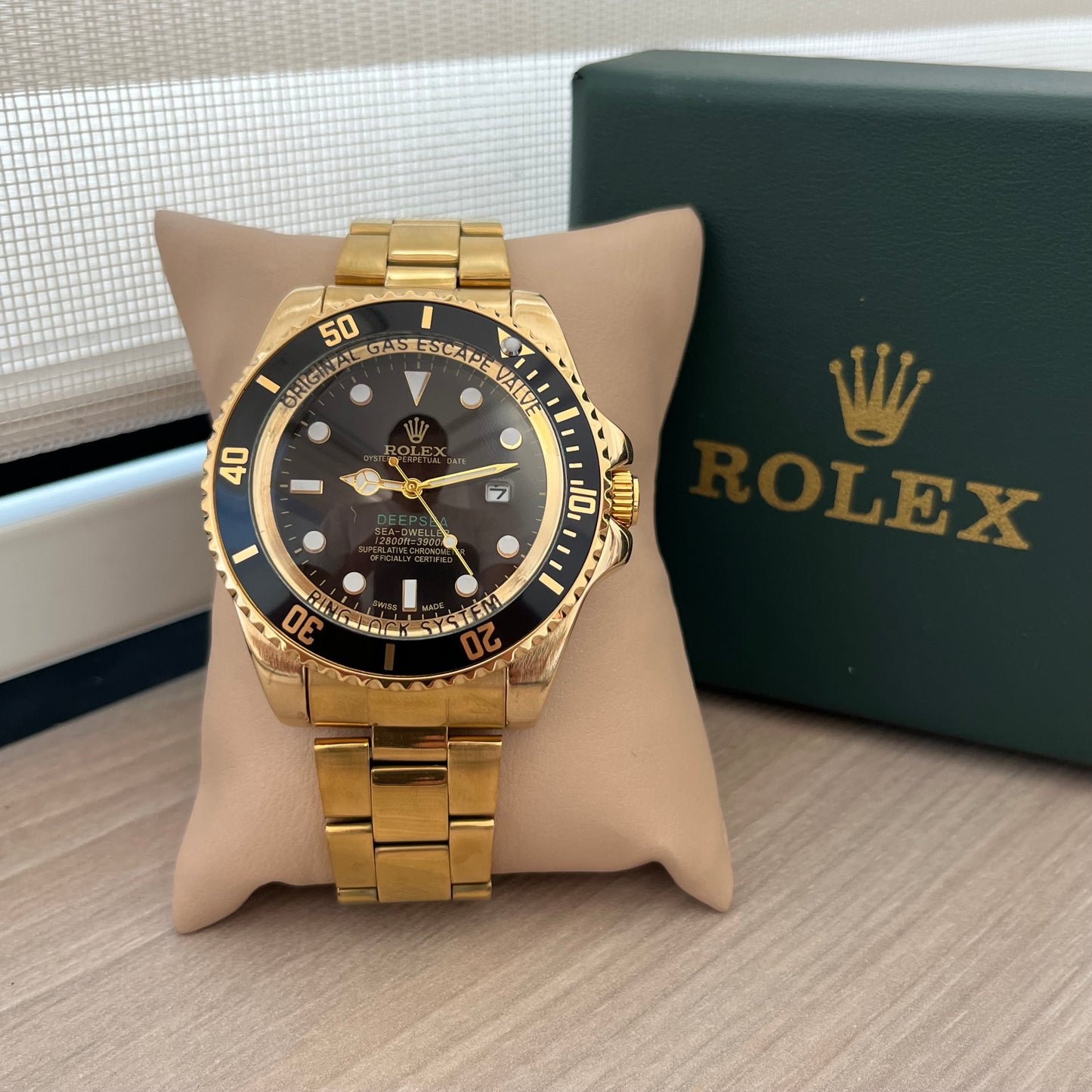 Reloj  Rolex para Caballero con Estuche de Lujo