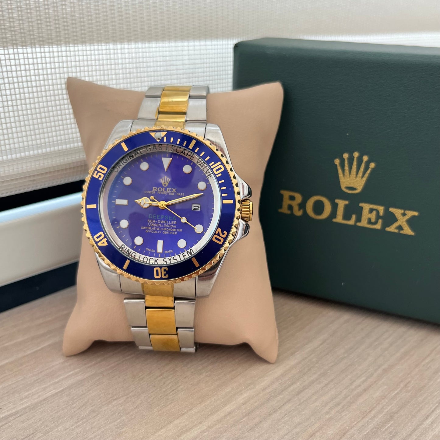 Reloj  Rolex para Caballero con Estuche de Lujo
