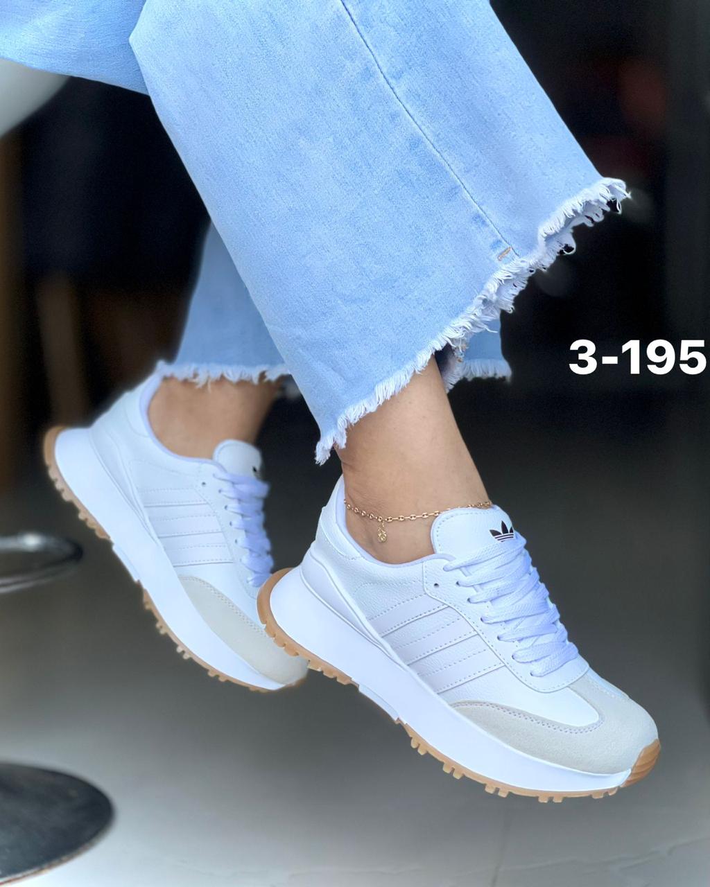 Tenis Adidas Retro Blanco Dama | Suela Antideslizante | Calidad Premium