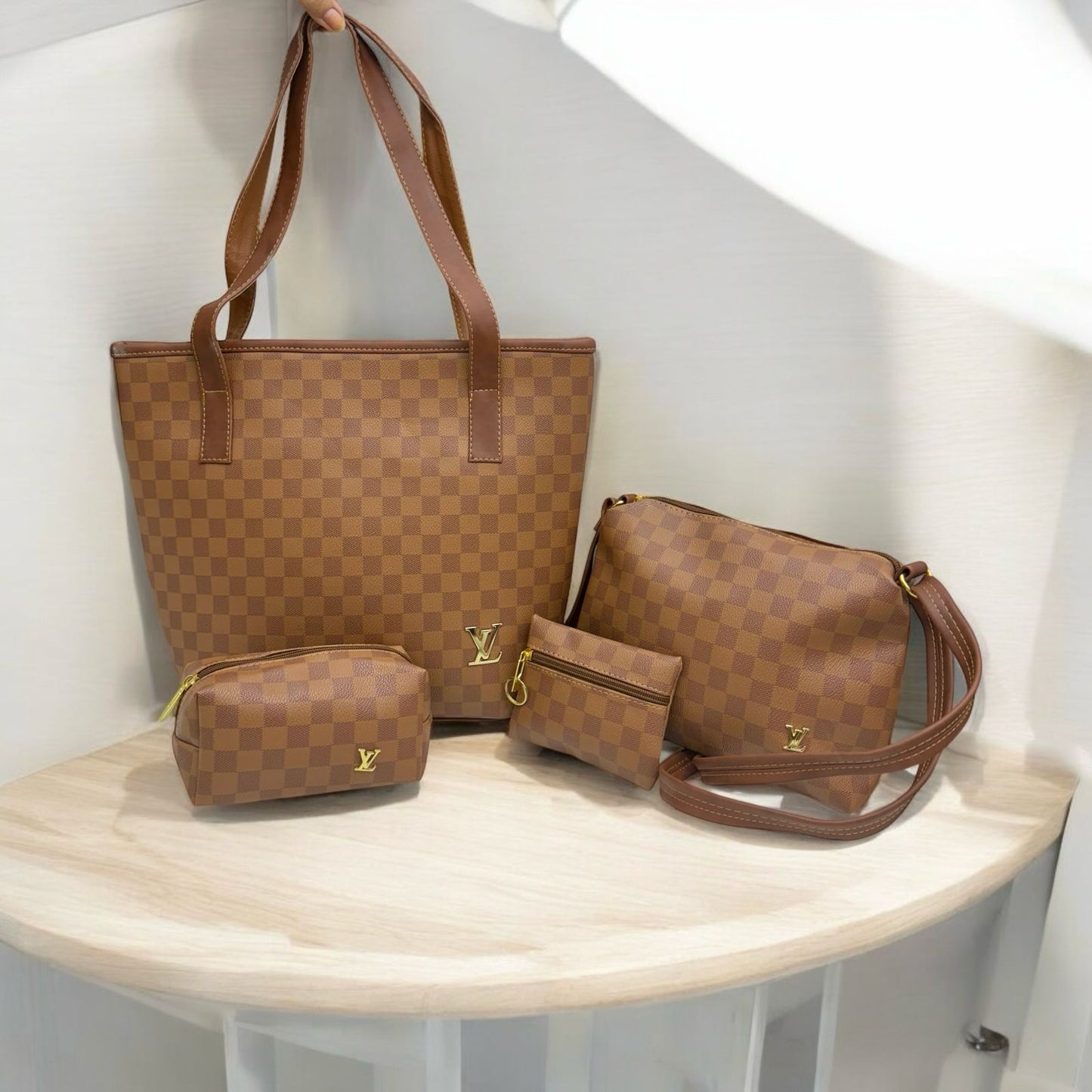 Bolso Louis Vuitton Neverfull MM Damier Ebene